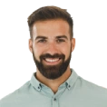 portrait smile beard man